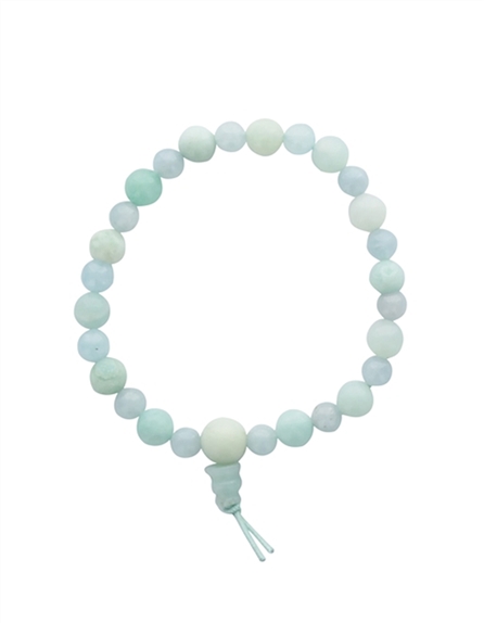 Bracelet Mala Enfant en Aigue-Marine et Amazonite 1