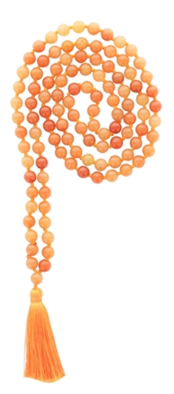 Mala en Aventurine Pêche 108 perles 1