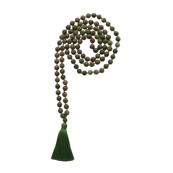 Mala en Unakite 108 perles 3