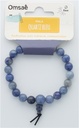 Bracelet Mala en Quartz Bleu 2