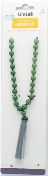 Mala en Aventurine Verte 108 perles 2