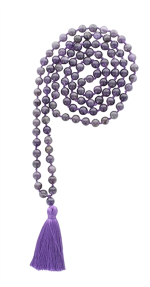 Mala en Améthyste 108 perles 1