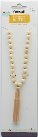 Mala en Bois de Tulsi 108 perles 2