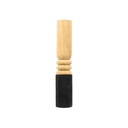 Bâton pour Bol Chantant en Bois et Cuir Noir 19 cm 1