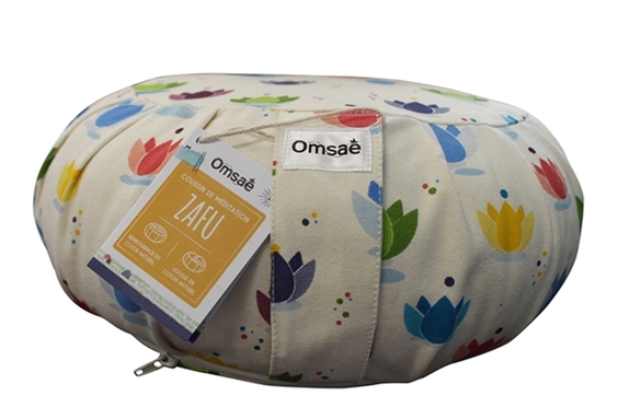 Zafu Enfant en Coton Imprimé Lotus 3