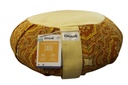 Zafu en Sarrasin Imprimé Mandala Jaune 3