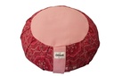 Zafu en Sarrasin Imprimé Mandala Rose 1