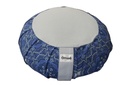 Zafu en Sarrasin Imprimé Mandala Bleu 1