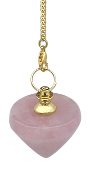 Pendule Toupie en Quartz Rose 1