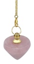 Pendule Toupie en Quartz Rose 1