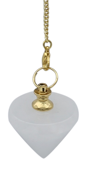 Pendule Toupie en Cristal de Roche 1