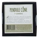 Pendule Cône à Facettes 7 Chakras 2