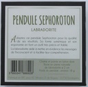 Pendule Sephoroton en Labradorite 2