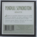 Pendule Sephoroton en Hématite 2