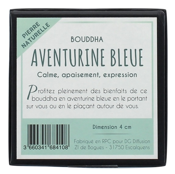 Bouddha Aventurine Bleue 4 cm 2
