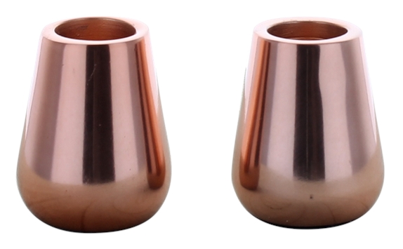 Chandeliers Métal Mini - Cuivré Rose Brillant (assortiment de 2) 1