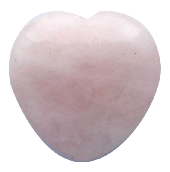Coeur Quartz Rose - 4,5 cm 1
