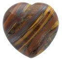 Coeur Oeil de Tigre - 4,5 cm 1
