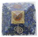 Pyramide Orgonite Lapis Lazuli avec Symbole Reiki 2