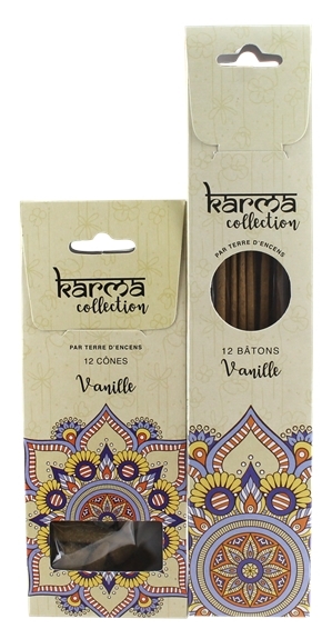 Encens Karma Collection Bâtonnets Vanille 1