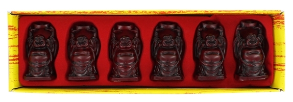 Bouddha Fortune - Résine Rouge 1