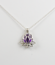 Coffret Collier Fleur de Lotus - 3 Pierres Interchangeables 1