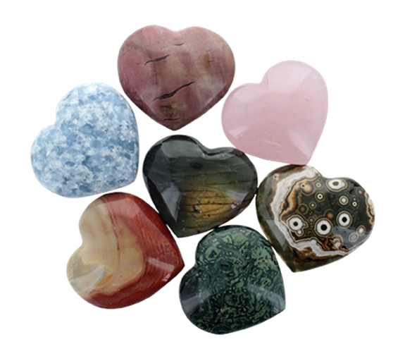 Coeur Calcite Bleue - 5 cm 1