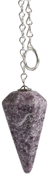 Pendule à Facettes Lépidolite 1