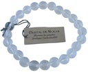 Bracelet Cristal de Roche Perles rondes facettées 1