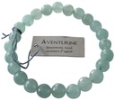 Bracelet Aventurine Verte Perles rondes facettées 1