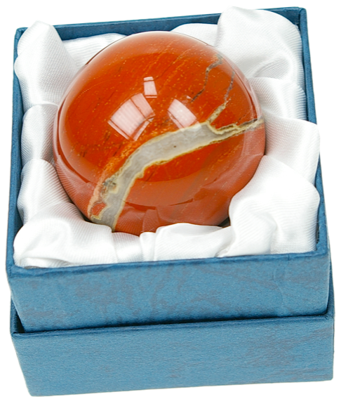 Sphère Jaspe Rouge - Pièce de 40 mm 1