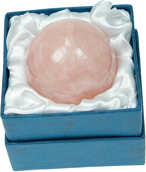 Sphère Quartz Rose - Pièce de 40 mm 1