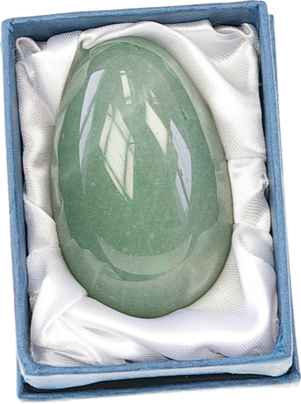 Oeuf Aventurine verte - Pièce de 30 x 45 mm 1