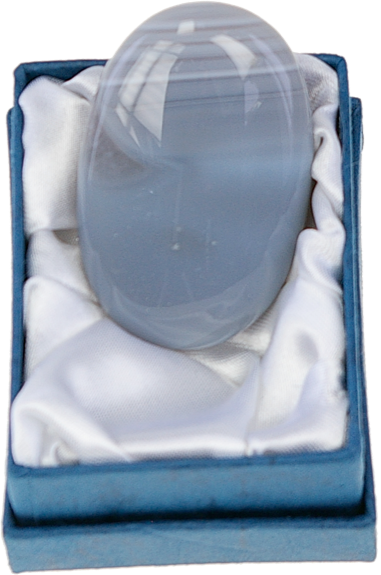 Galet Agate Rubanée - Pièce de 3 x 4.5 cm 1