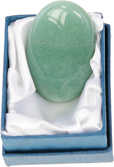 Galet Aventurine Verte - Pièce de 3 x 4.5 cm 1
