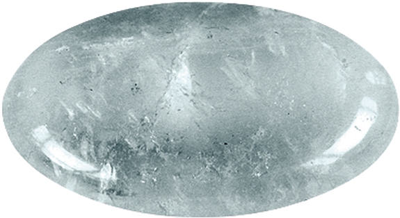 Galet Cristal de Roche - Pièce de 3 x 4.5 cm 1