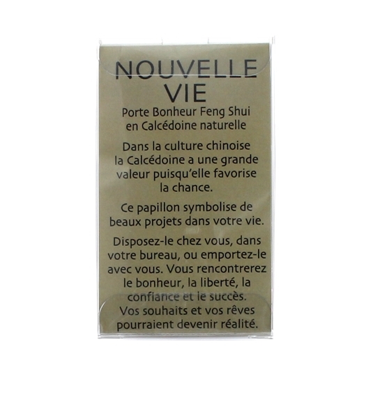 Porte-bonheur Feng-shui Calcédoine Nouveau départ 3