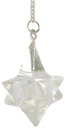 Pendule Merkaba en Cristal de Roche 1