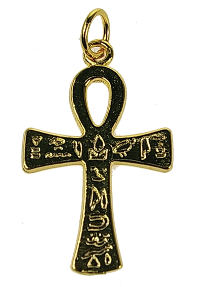 Croix Ankh - Dorée 1