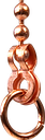 Pendule Luzi Cuivré 2