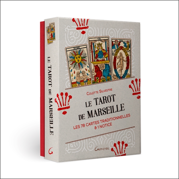 Le Tarot de Marseille - Les 78 cartes traditionnelles & 1 notice - Coffret 3