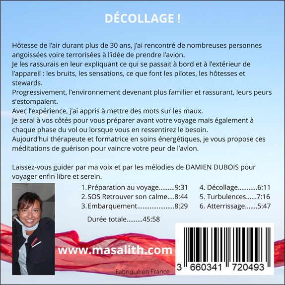 Décollage ! Méditation de guérison Vaincre sa peur de l'avion - CD 1