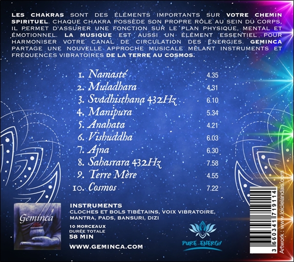 L'éveil du Chakra Vol. 1 - CD 1