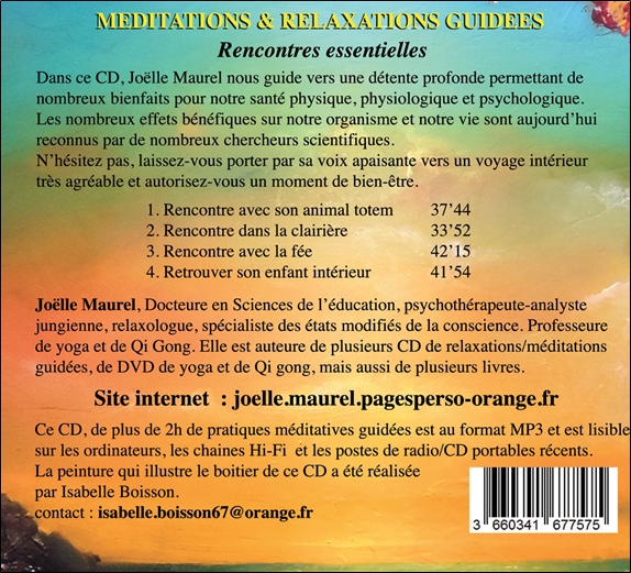 Méditations & relaxations guidées - Rencontres essentielles - CD 1