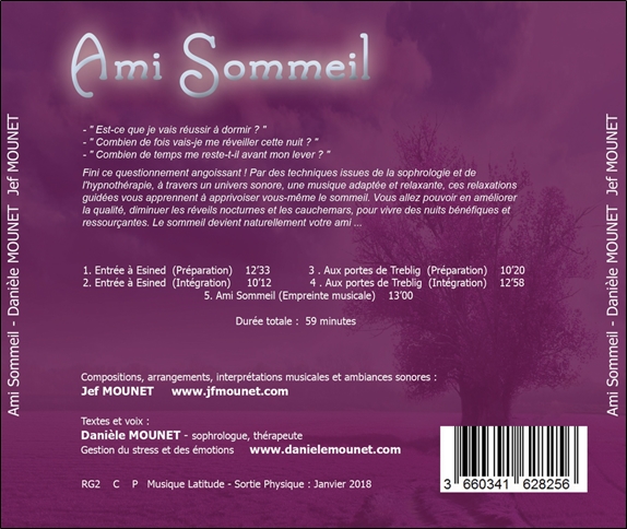Ami Sommeil - Pour apprendre à apprivoiser le sommeil - CD 1