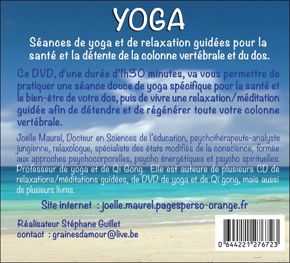 Yoga - Soyez en paix avec votre dos ! - DVD 1