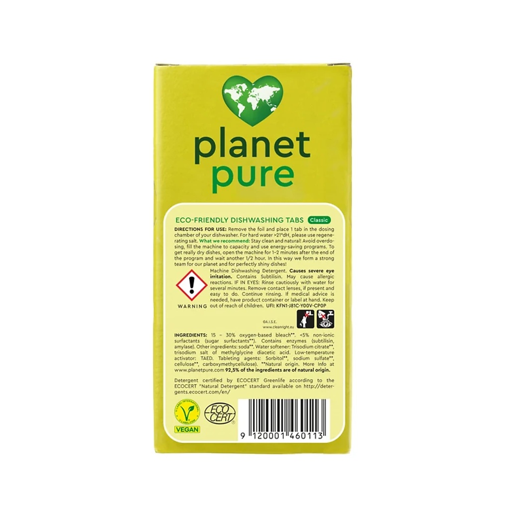 Pastilles pour lave-vaisselle Eco classic 0
