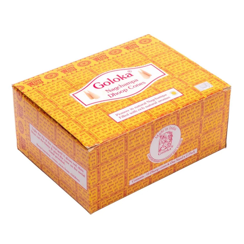 Cônes d'encens Dhoop Goloka Nagchampa 0