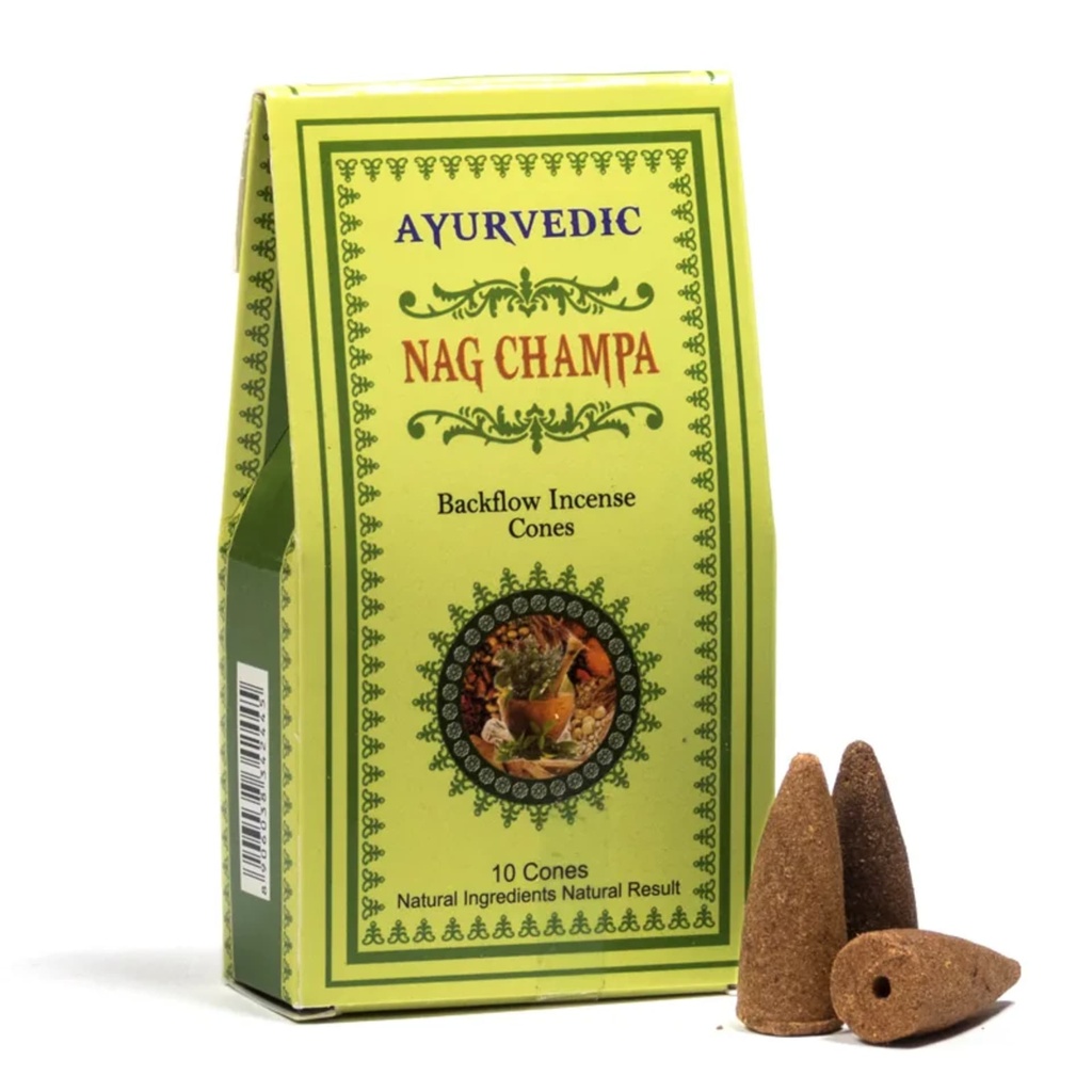 Cônes déncens à refoulement Ayurvedique Nag Champa 0