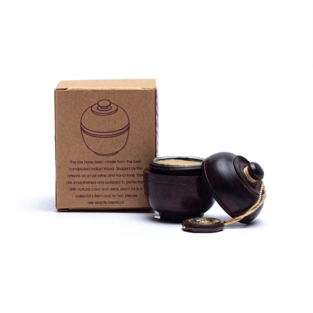 Crème parfumée Bois de Santal dans une boite de palissandre 0